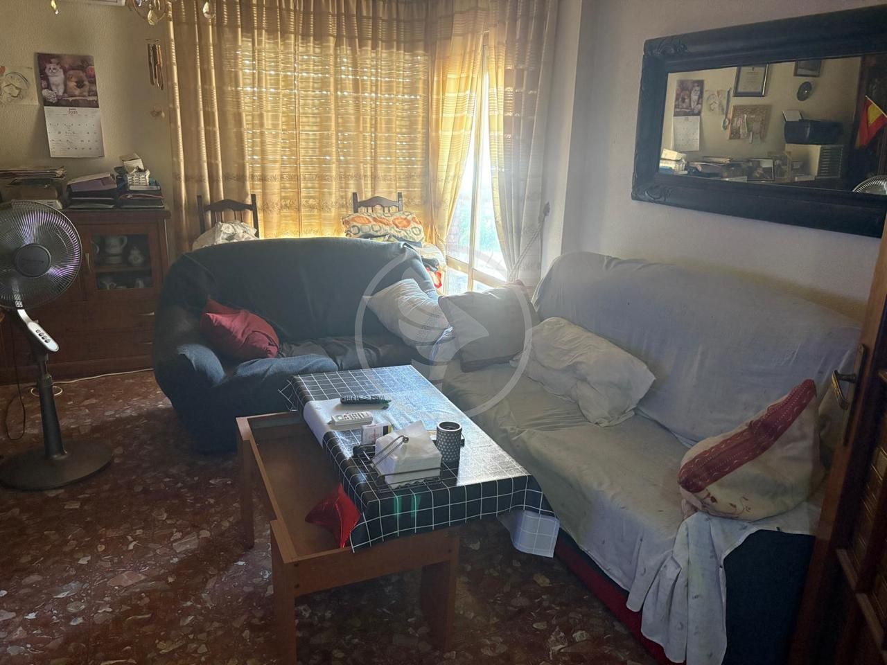 Sala d'estar de Pis en venda en Linares amb Aire condicionat i Terrassa