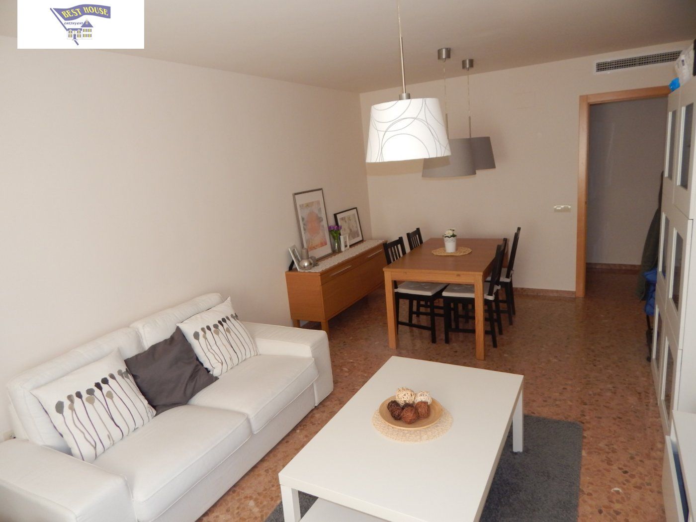 Sala d'estar de Pis en venda en Aielo de Malferit amb Aire condicionat, Traster i Balcó