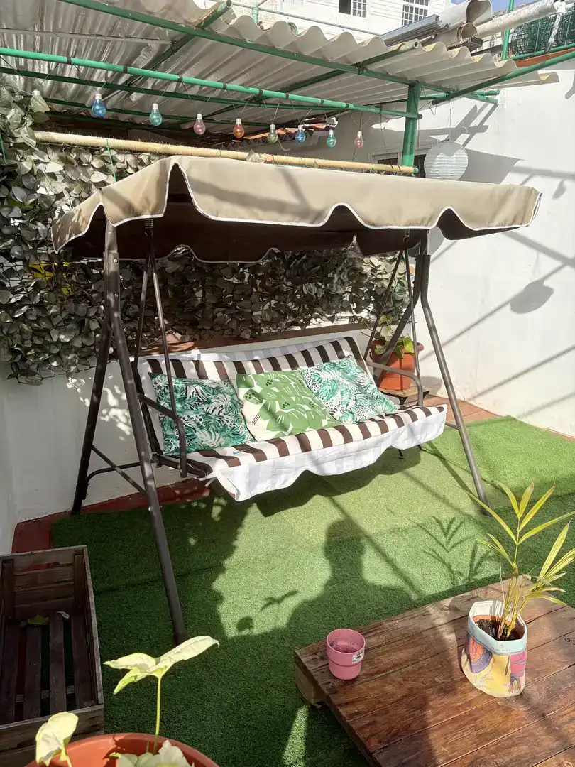 Jardí de Pis per a compartir en Agaete amb Jardí privat i Moblat
