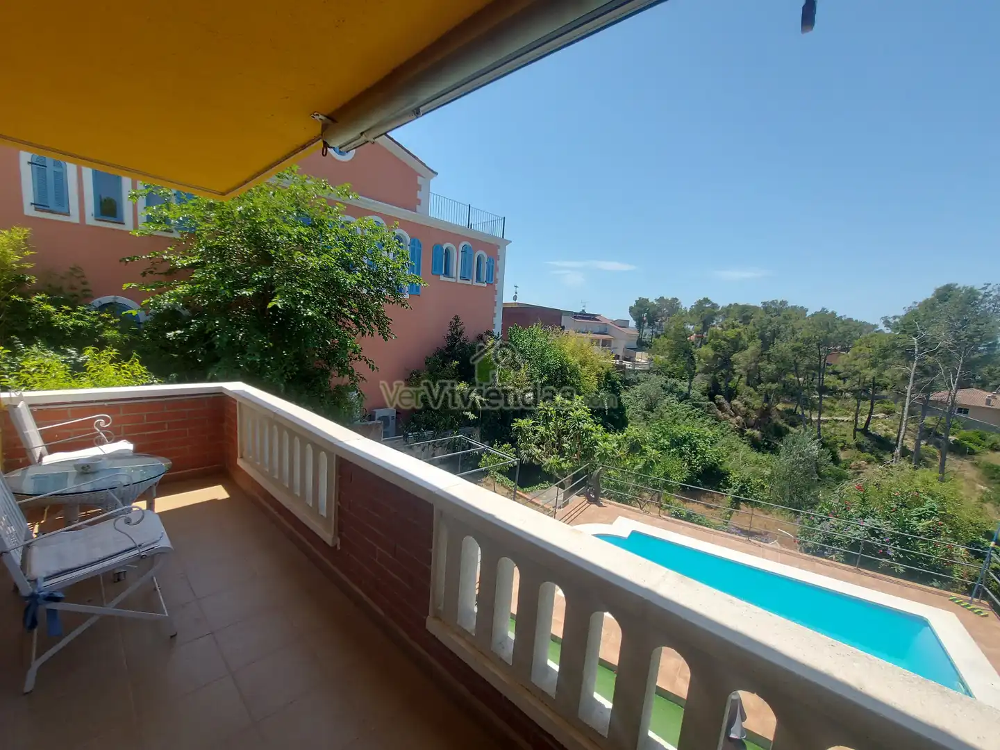 Piscina de Casa o xalet en venda en Olivella amb Calefacció, Jardí privat i Parquet