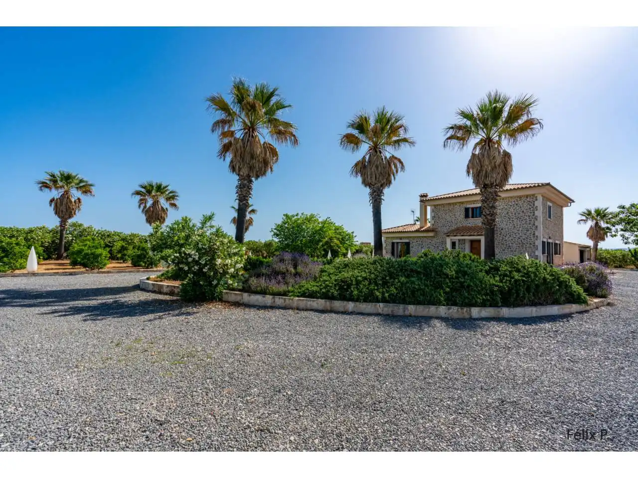 Vista exterior de Finca rústica en venda en Muro amb Aire condicionat, Jardí privat i Terrassa
