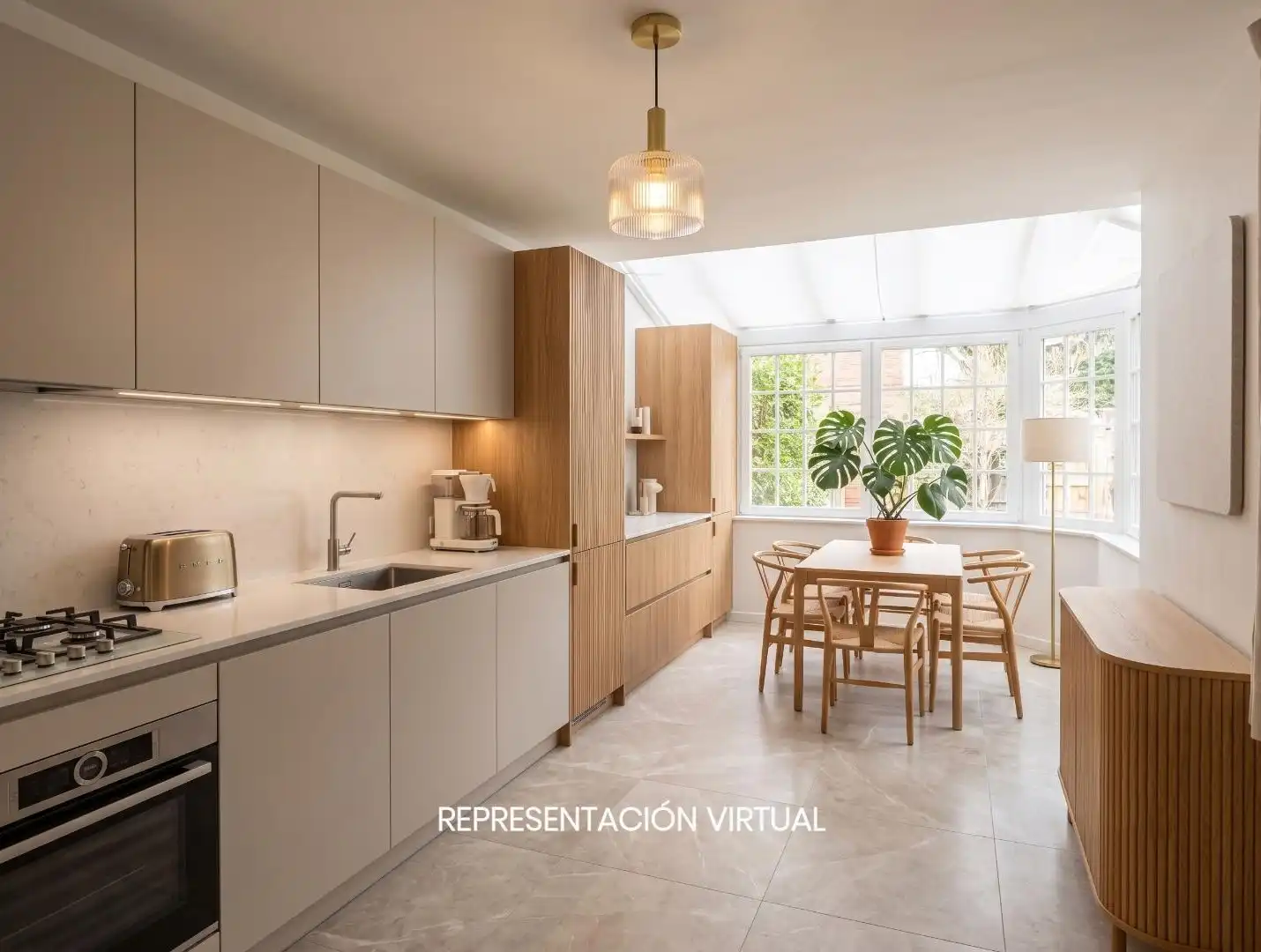 Kitchen of Detached homes for sale in Galapagar  with Air Conditioner, Heating and Private garden