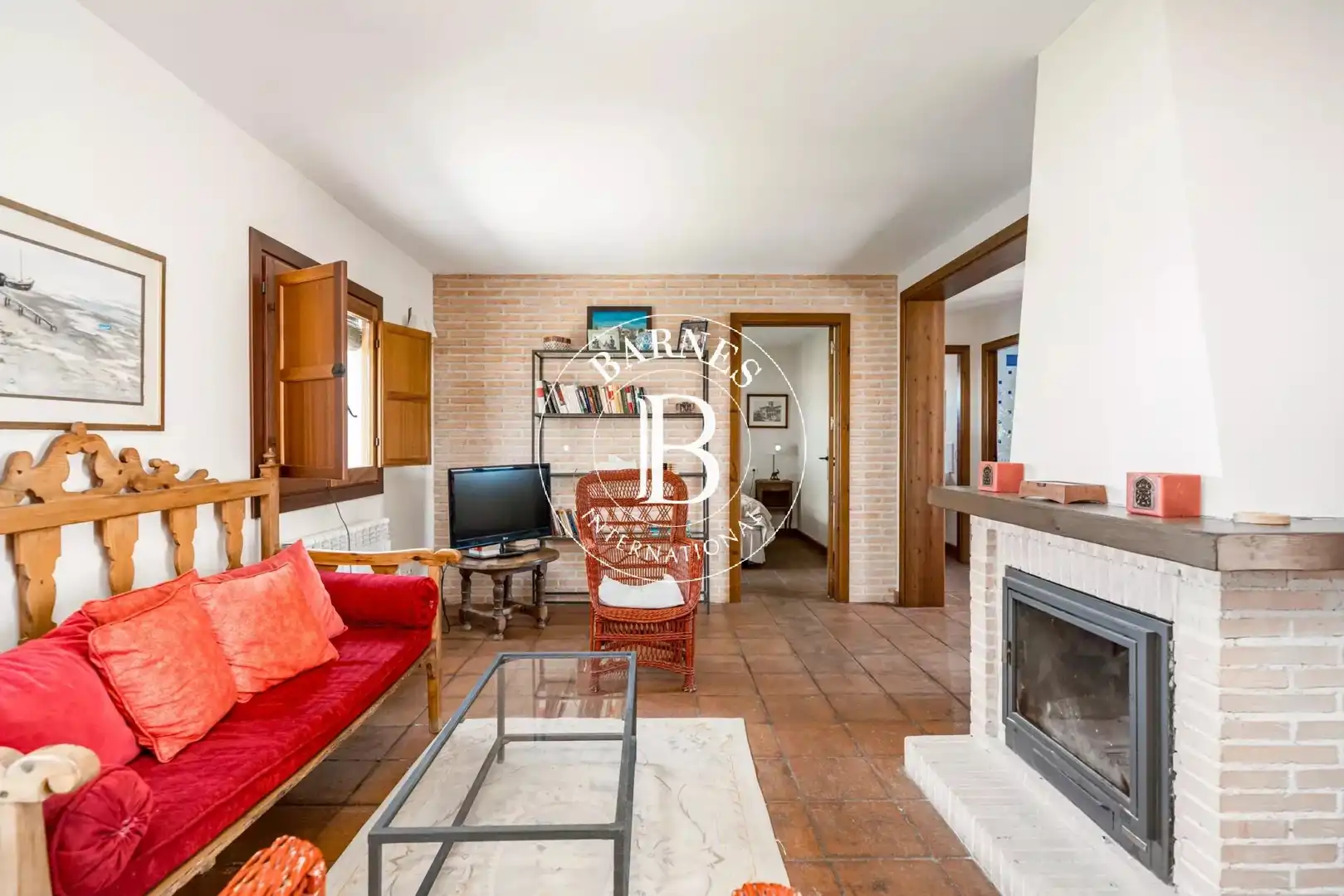 Sala de estar de Casa o chalet en venta en Alcázar de San Juan con Jardín privado, Piscina y Amueblado
