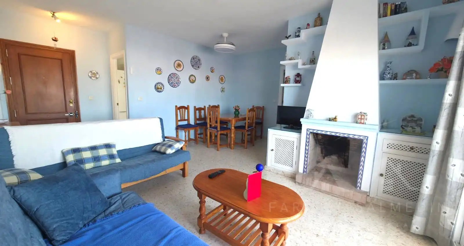 Living room of Flat for sale in Chipiona  with Terrace and Furnished