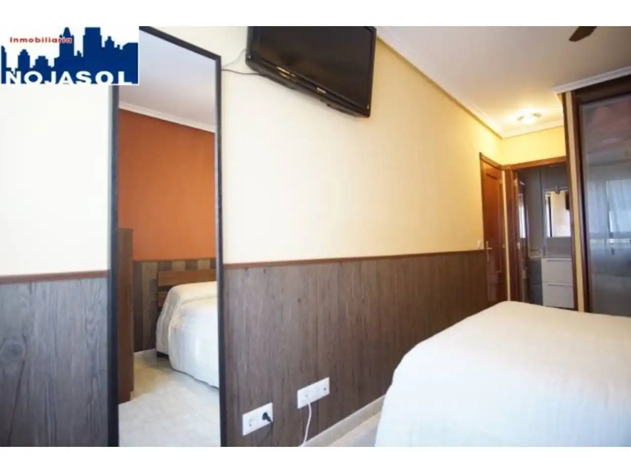 Bedroom of Flat for rent in Noja  with Heating, Terrace and Furnished