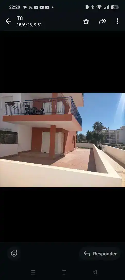 Vista exterior de Apartamento en venta en Vera con Aire acondicionado, Piscina y Balcón