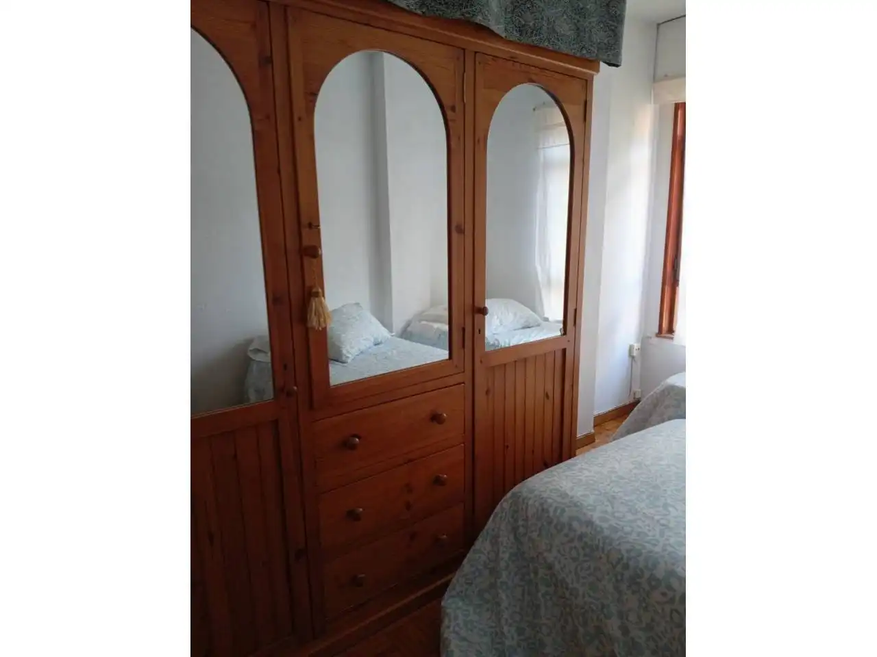 Schlafzimmer von Wohnung zur Miete in Valdés - Luarca mit Heizung, Parkett und Möbliert