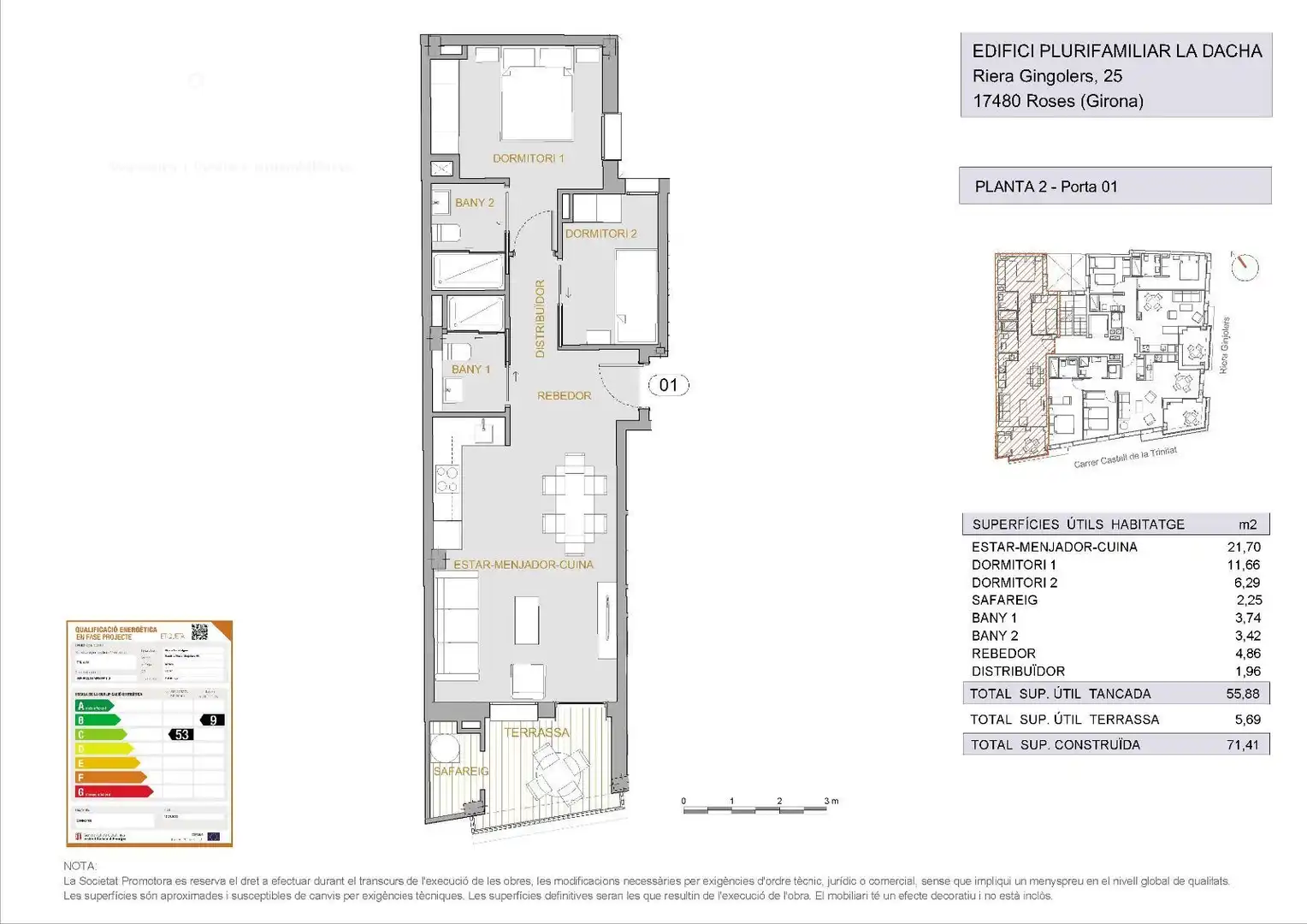 Wohnung mit Aufzug zum Verkauf in Riera Ginjolers 25, imagen 38