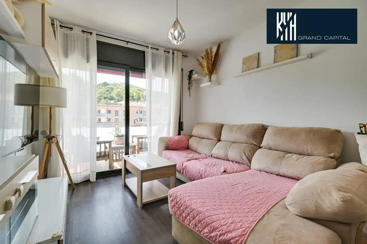 Living room of Flat for sale in Malgrat de Mar  with Air Conditioner, Heating and Balcony
