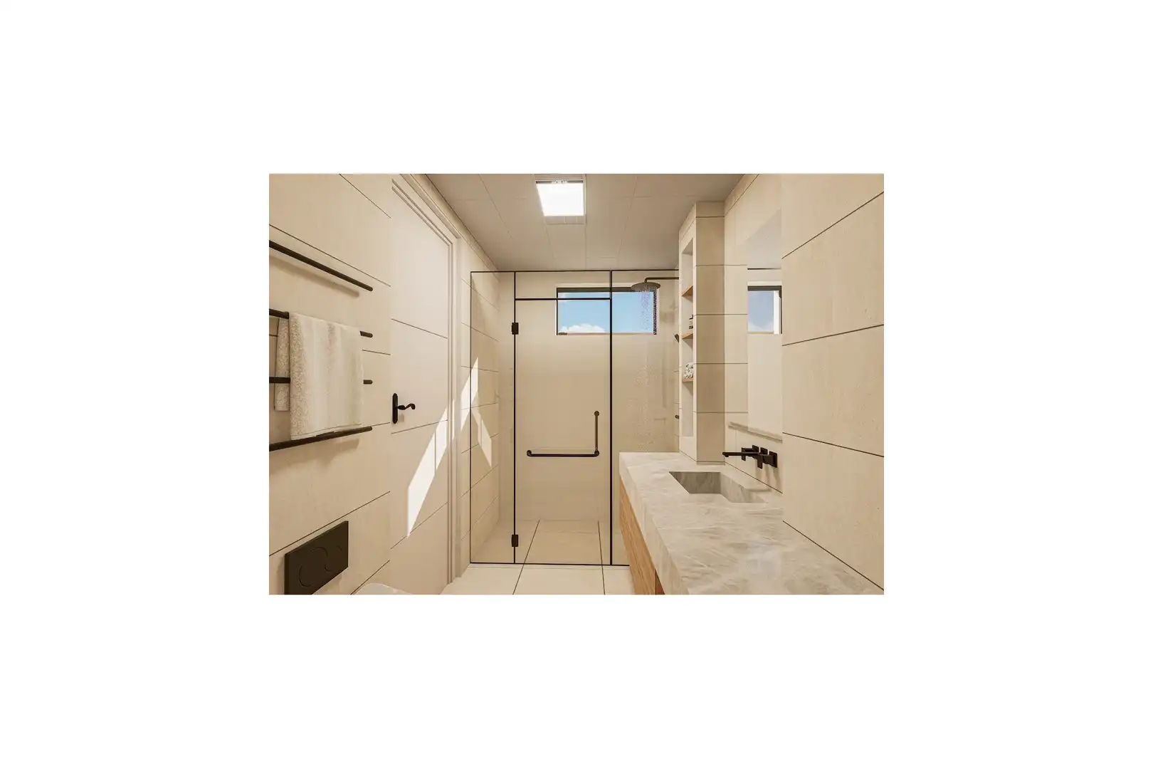 Bathroom of Flat for sale in Fuente Álamo de Murcia  with Air Conditioner, Private garden and Terrace