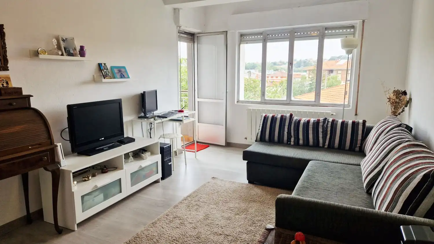 Living room of Flat for sale in Polanco  with Heating, Terrace and Storage room