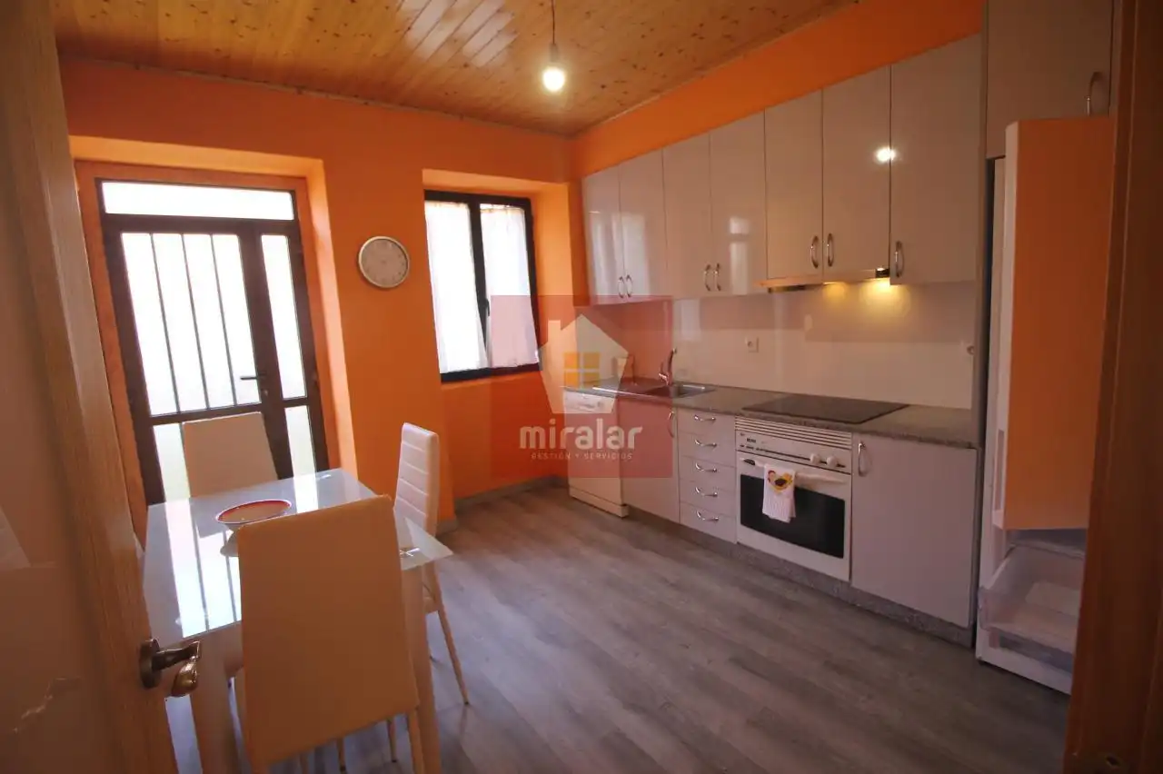 Kitchen of Houses for rent in As Neves    with Storage room, Furnished and Balcony