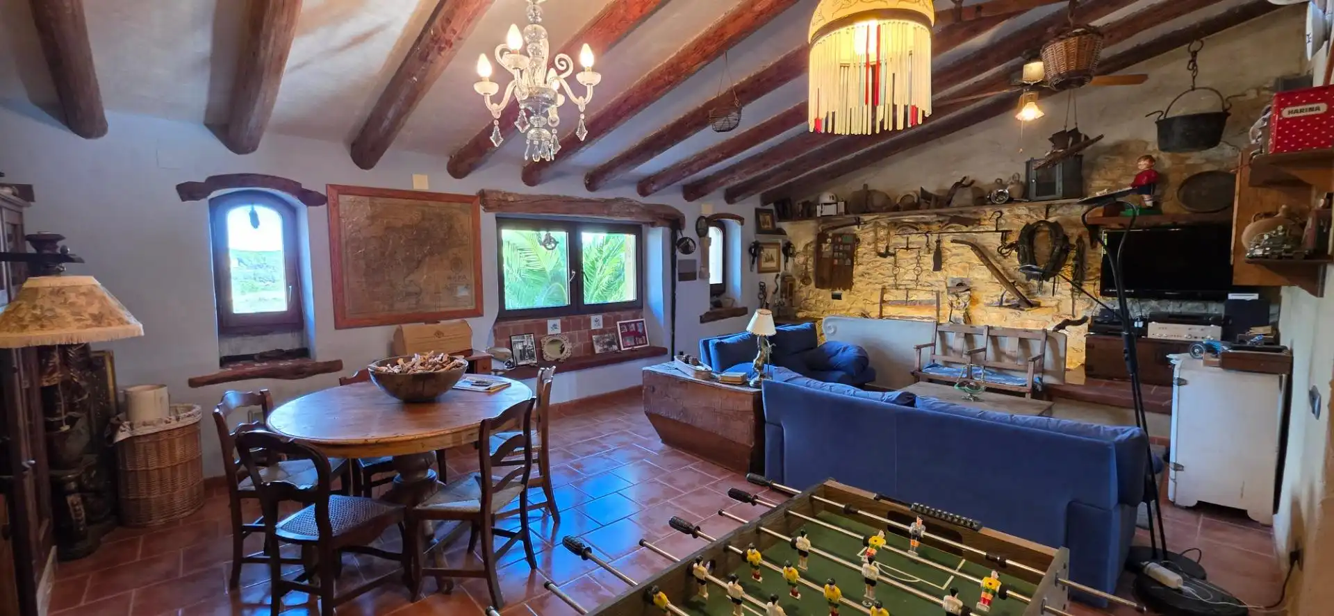 Sala d'estar de Casa o xalet en venda en La Riera de Gaià amb Calefacció i Traster