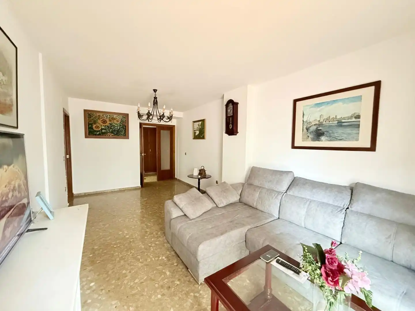 Living room of Flat for sale in Jerez de la Frontera  with Terrace and Storage room