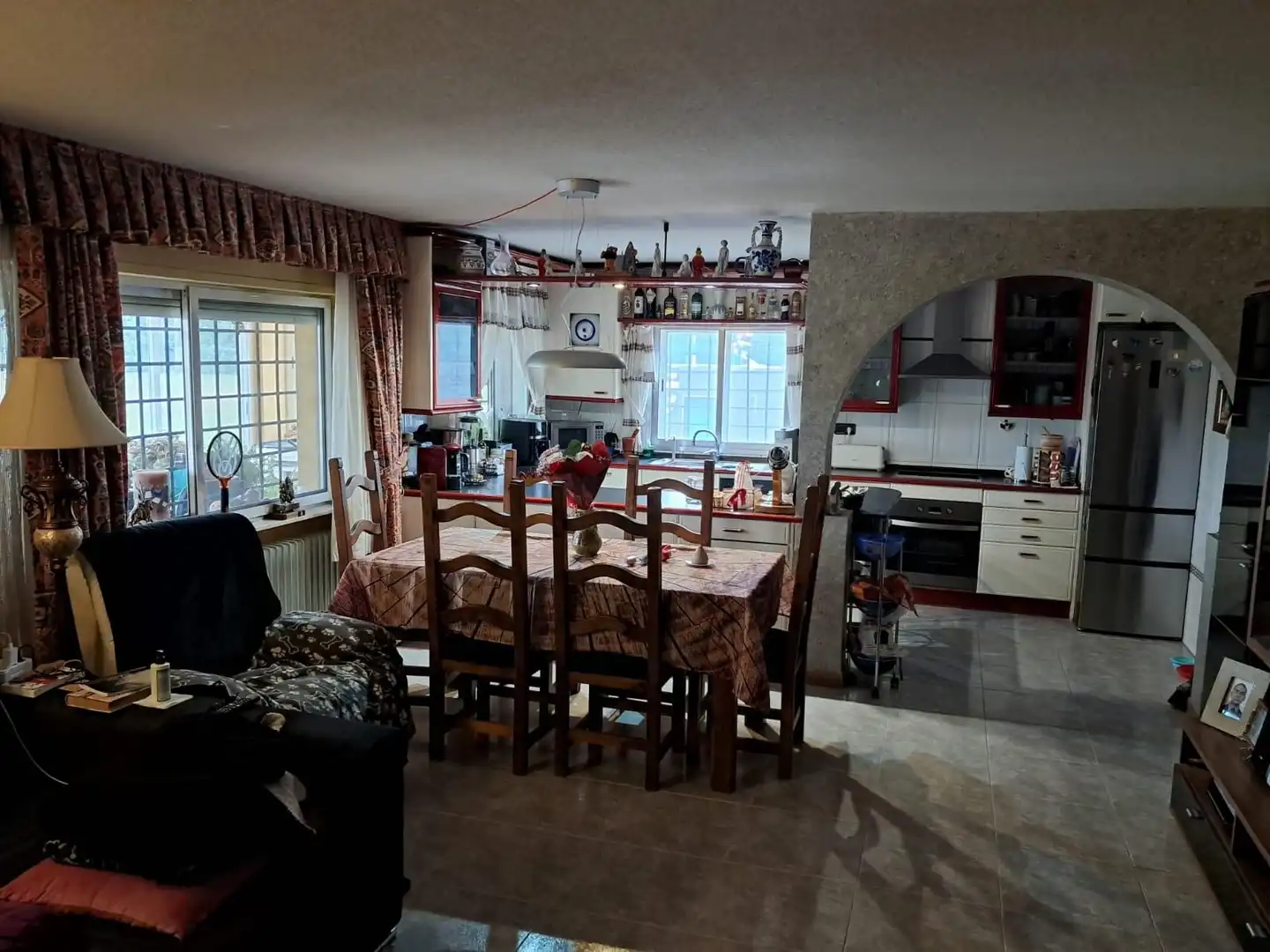 Küche von Wohnung zum Verkauf in La Vellés  mit Privatgarten und Schwimmbad