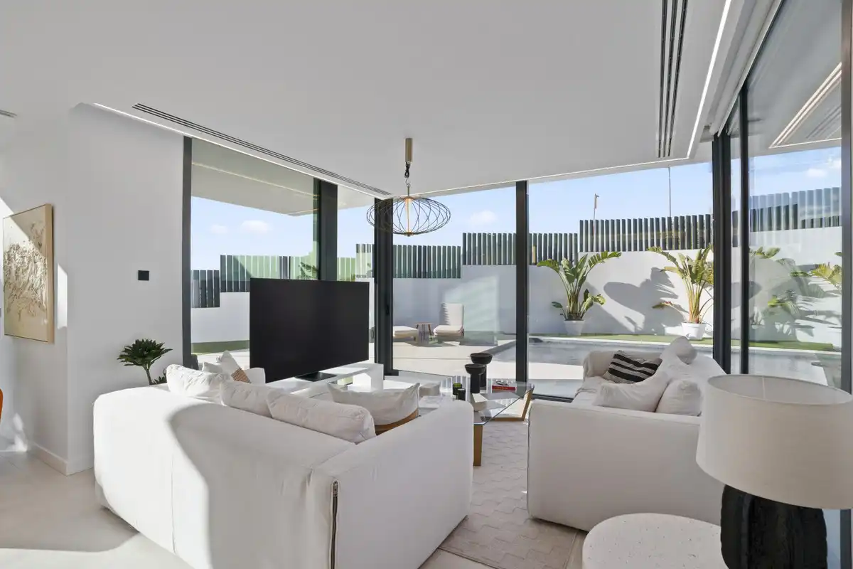 Sala d'estar de Casa o xalet en venda en Villajoyosa / La Vila Joiosa