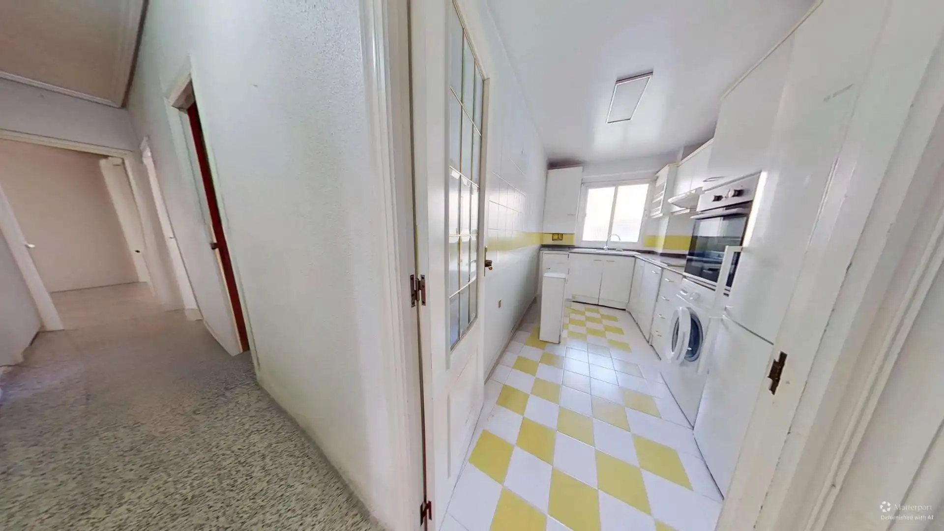 Kitchen of Flat for sale in Valencia  with Air Conditioner, Terrace and Storage room