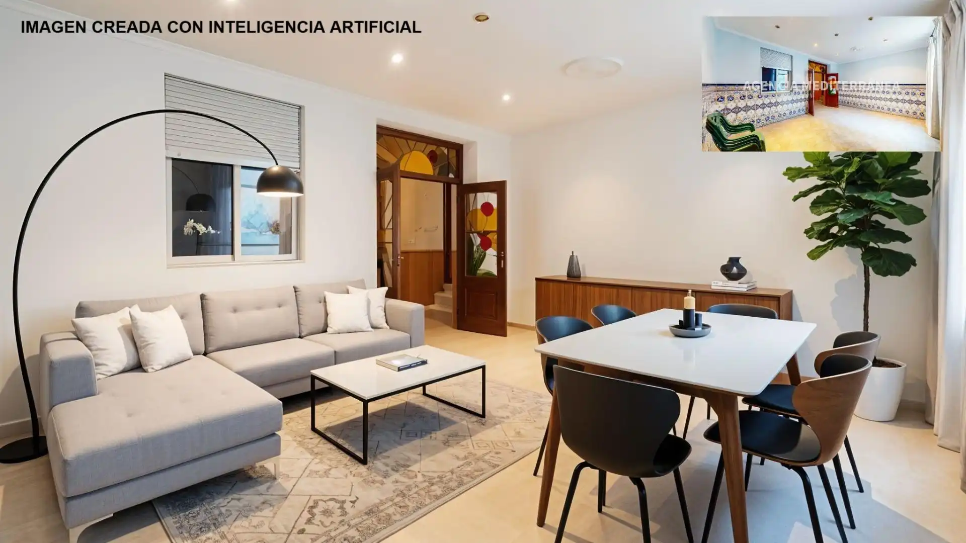 Sala de estar de Casa o chalet en venta en Alcàsser con Terraza y Trastero