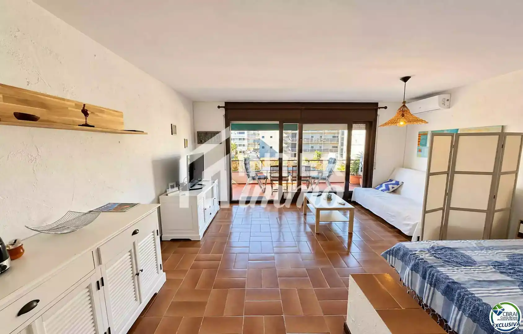 Living room of Study for sale in Roses  with Air Conditioner, Terrace and Furnished