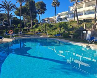 Swimming pool of Apartment to rent in Mijas  with Air Conditioner, Heating and Terrace