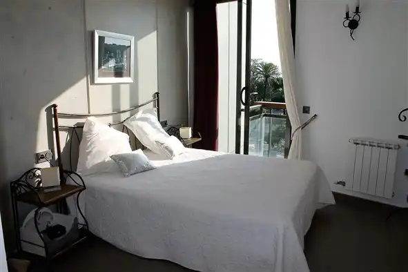 Schlafzimmer von Dachboden zur Miete in Cambrils mit Klimaanlage, Terrasse und Möbliert