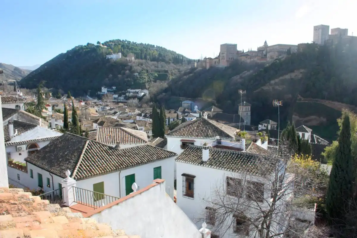 Exterior view of Attic for rent in Granada  with Heating and Furnished
