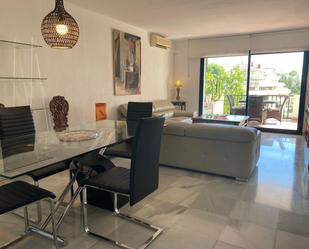 Dining room of Apartment to rent in Marbella  with Air Conditioner, Heating and Terrace