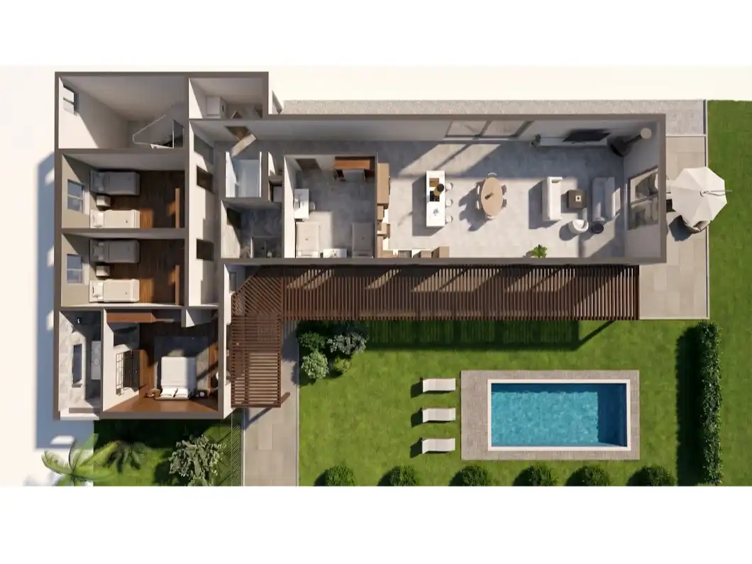 Chalet con piscina en venta en Carrer Ponent 35