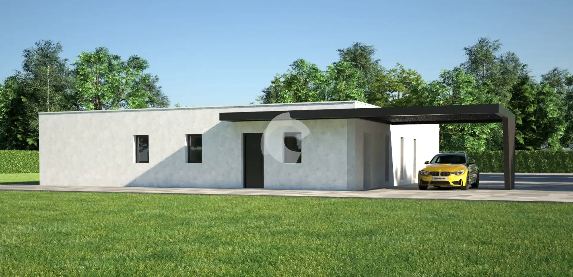 Vista exterior de Casa o xalet en venda en Miño amb Jardí privat