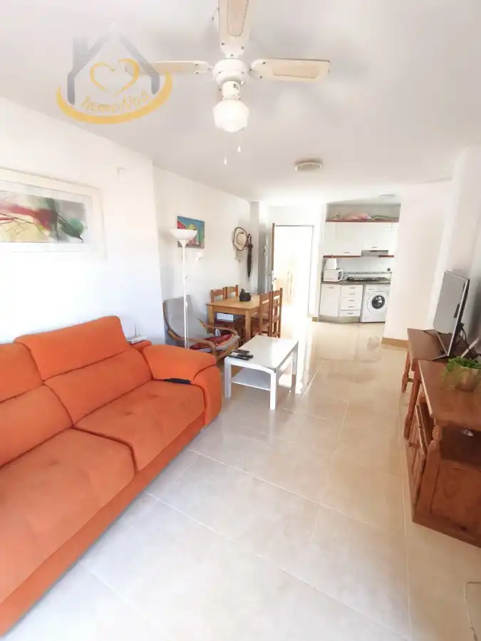 Sala d'estar de Apartament en venda en La Antilla amb Terrassa i Moblat
