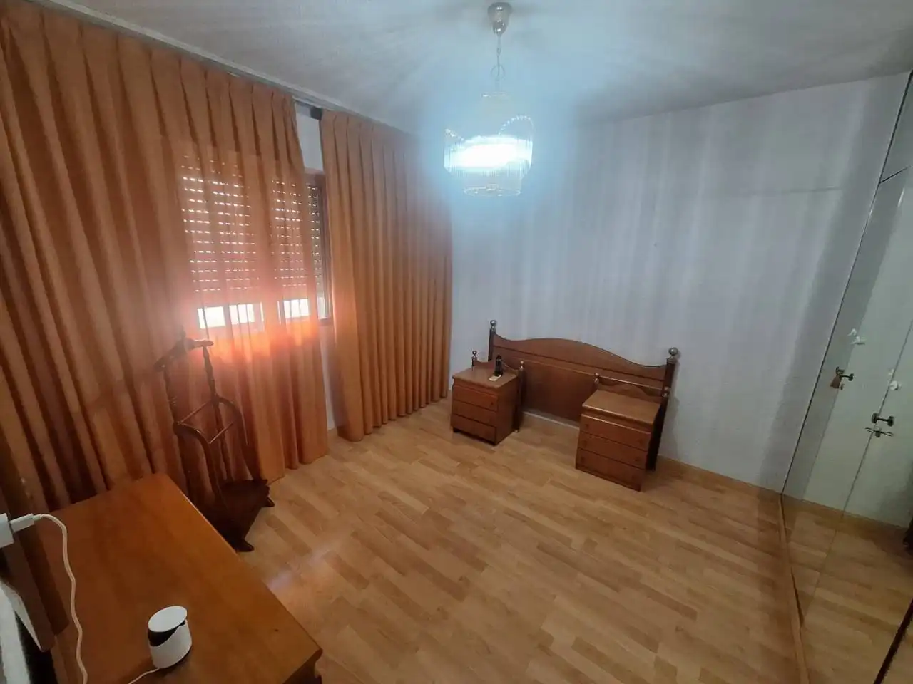 Bedroom of Flat for sale in Fuenlabrada  with Air Conditioner, Heating and Parquet flooring