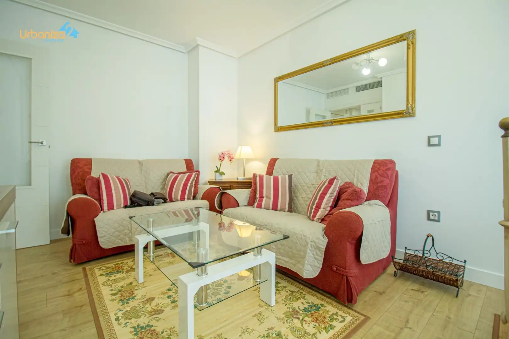 Sala d'estar de Apartament de lloguer en Badajoz amb Calefacció, Moblat i Balcó