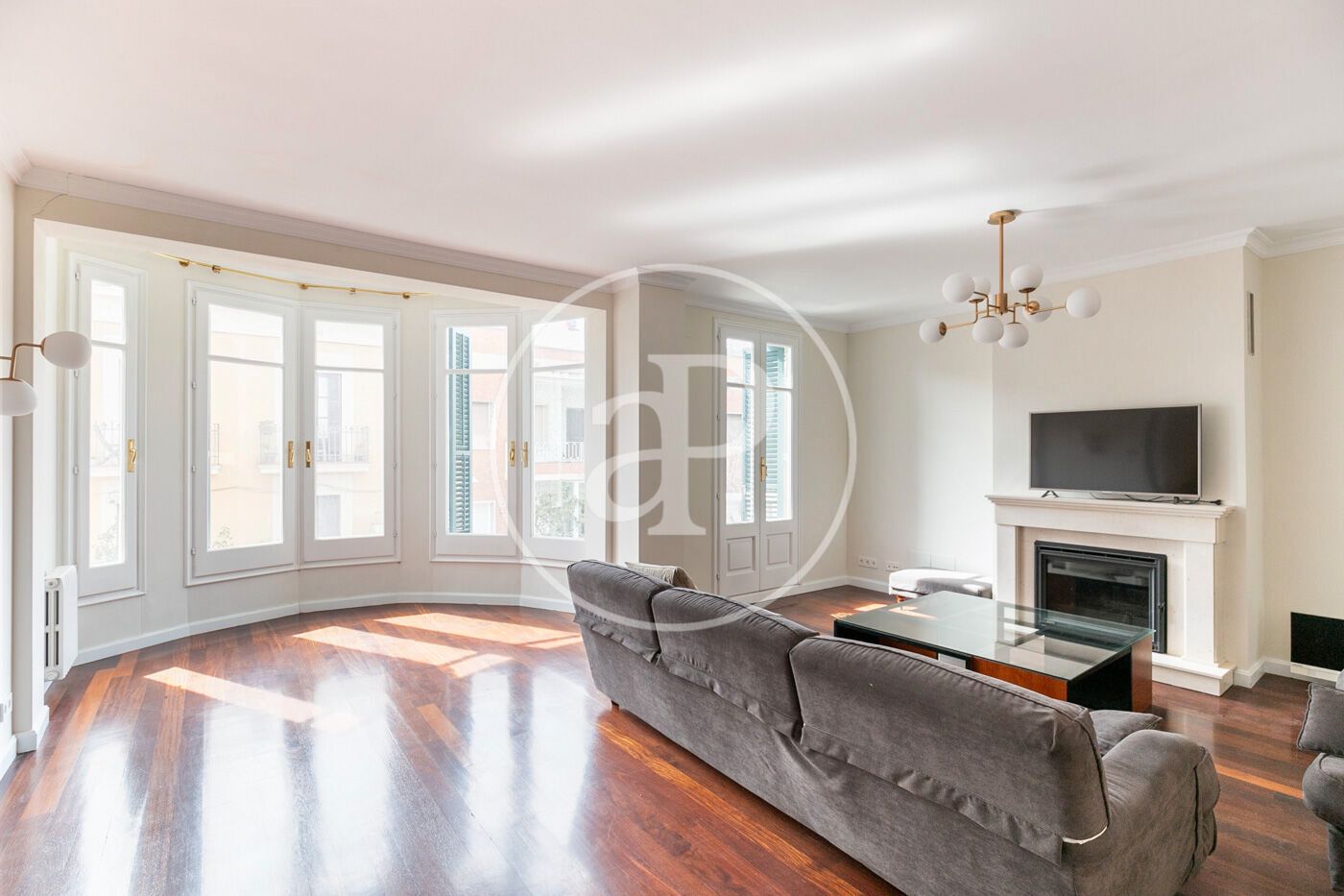 Living room of Flat to rent in  Barcelona Capital  with Air Conditioner, Heating and Terrace