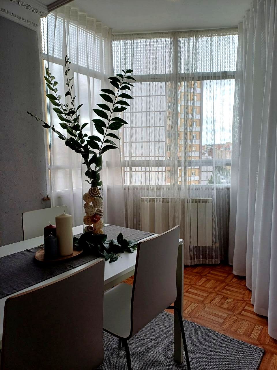 Dining room of Flat for sale in Gijón   with Heating and Furnished