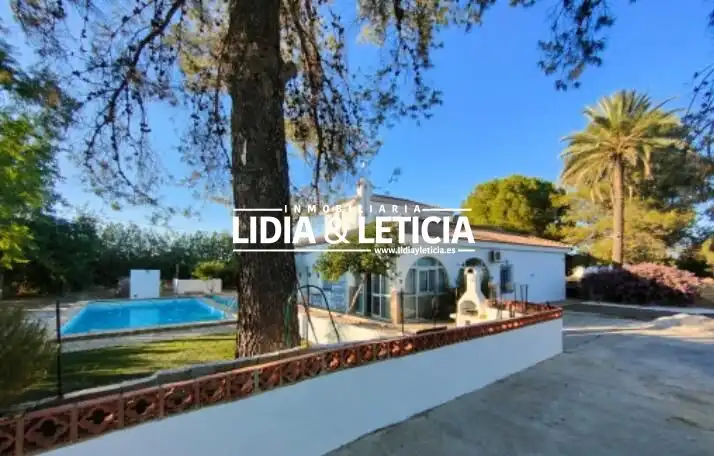 Vista exterior de Casa o xalet en venda en El Viso del Alcor amb Jardí privat, Piscina i Moblat
