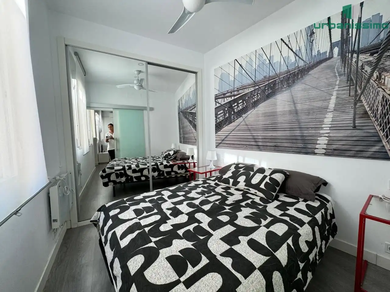 Bedroom of Apartments for sale in Madrid  with Air Conditioner