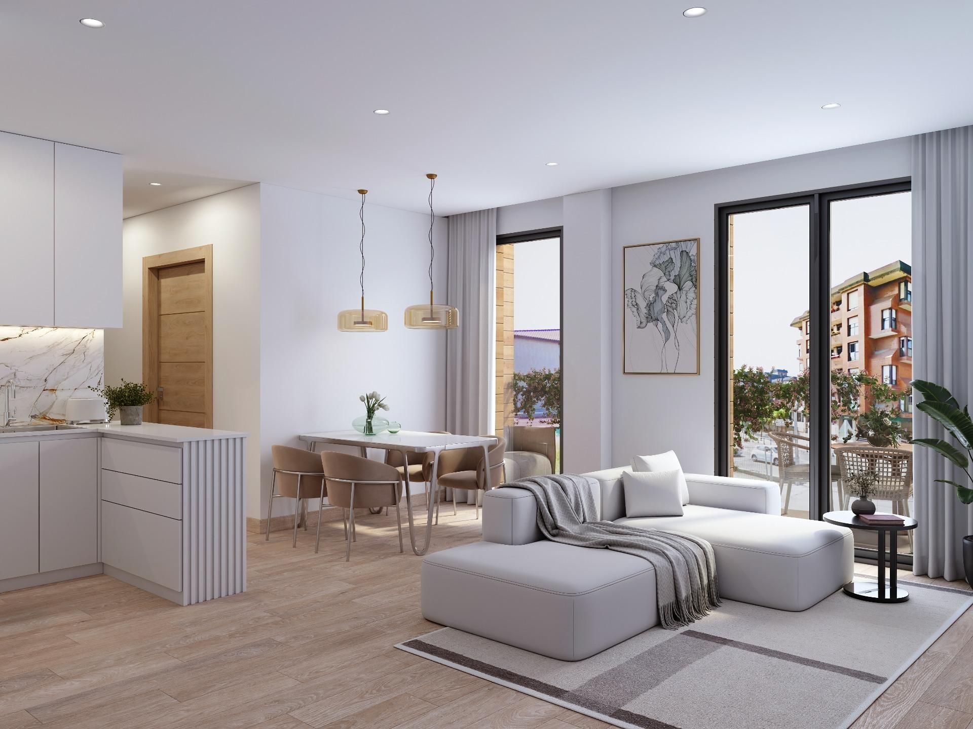Sala d'estar de Pis en venda en Ortuella amb Calefacció i Terrassa