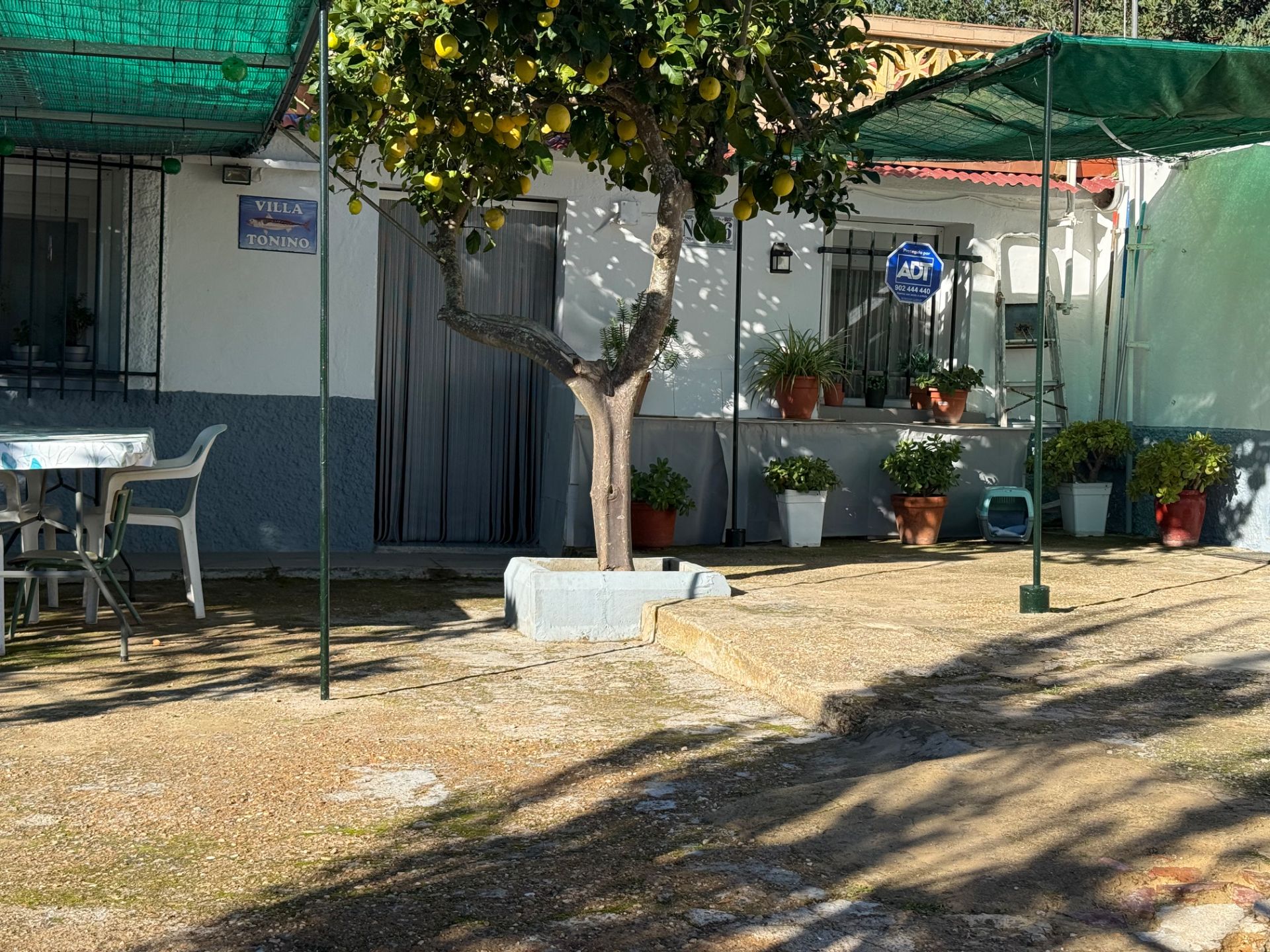 Exterior view of Country house for sale in Villanueva de los Castillejos  with Air Conditioner, Heating and Private garden