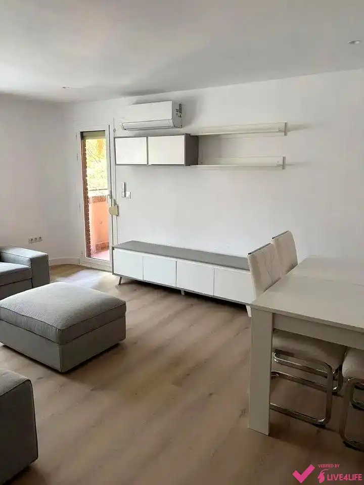 Wohnzimmer von Wohnung zur Miete in Valencia mit Klimaanlage, Terrasse und Möbliert