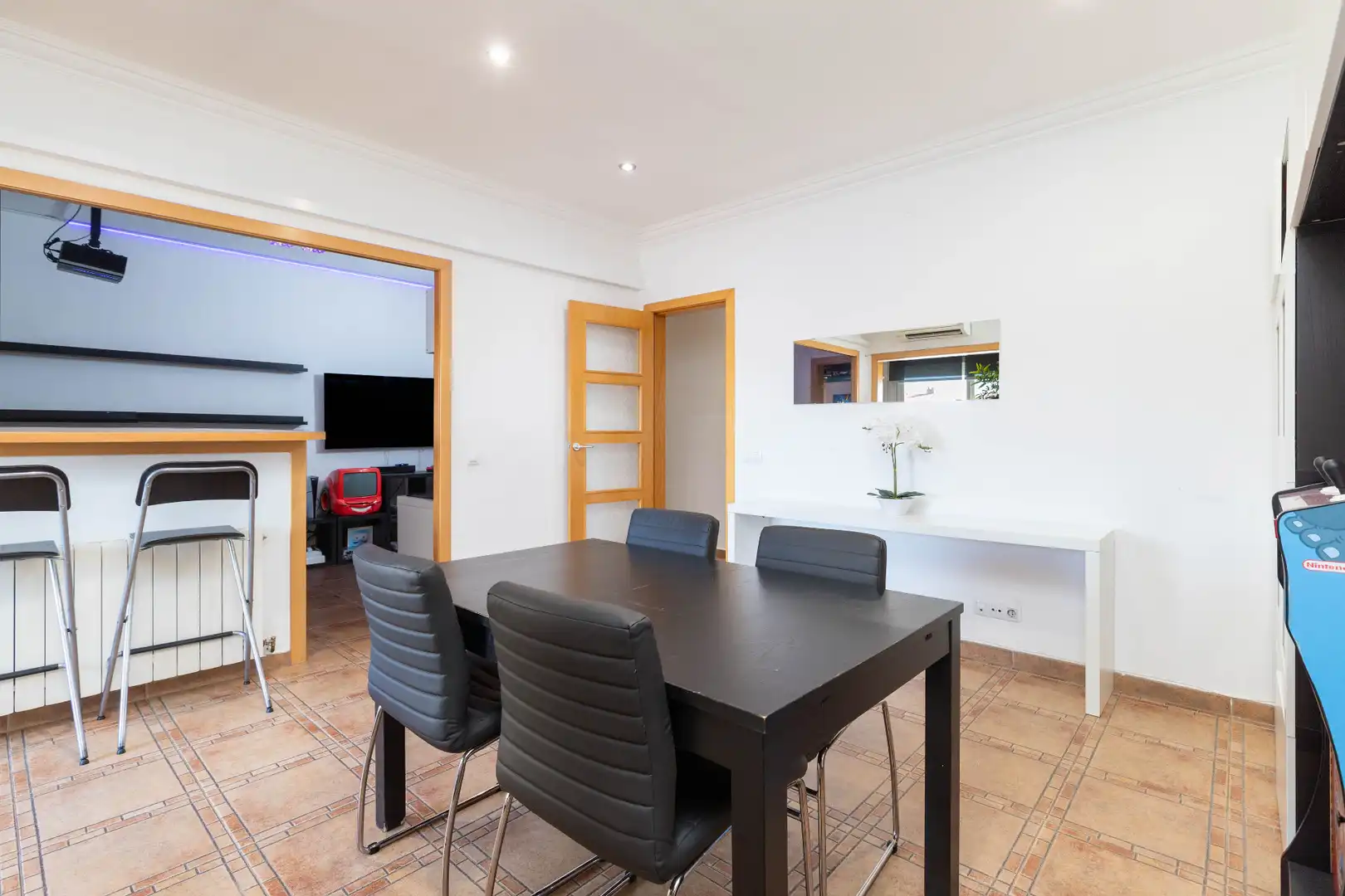 Dining room of Attic for sale in Sabadell  with Air Conditioner, Heating and Terrace