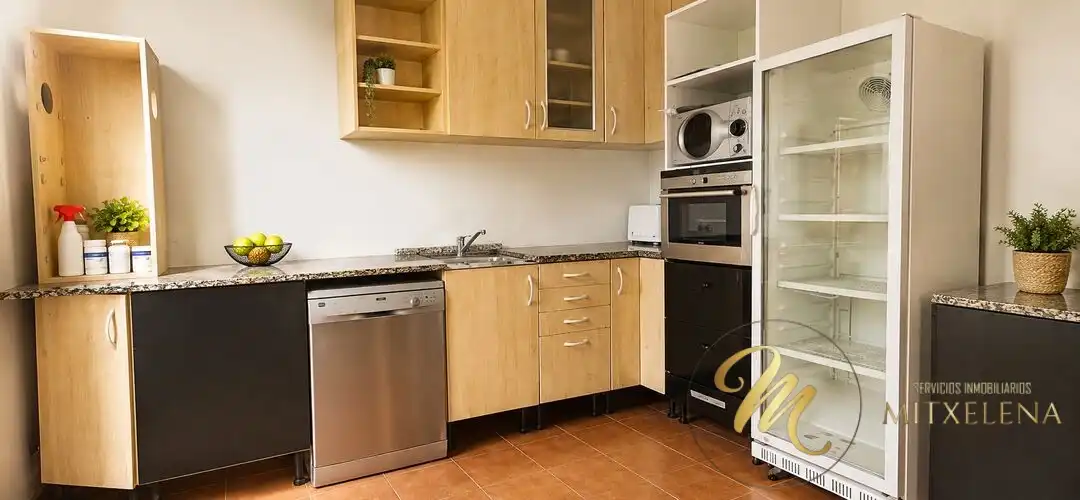 Küche von Wohnung zum Verkauf in Leioa mit Heizung, Privatgarten und Terrasse