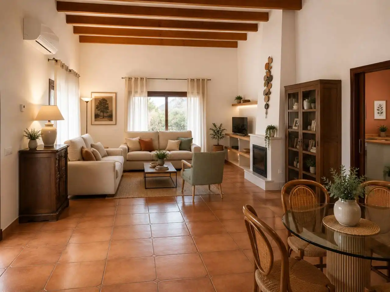Sala d'estar de Casa o xalet en venda en Ciutadella de Menorca amb Aire condicionat, Calefacció i Jardí privat