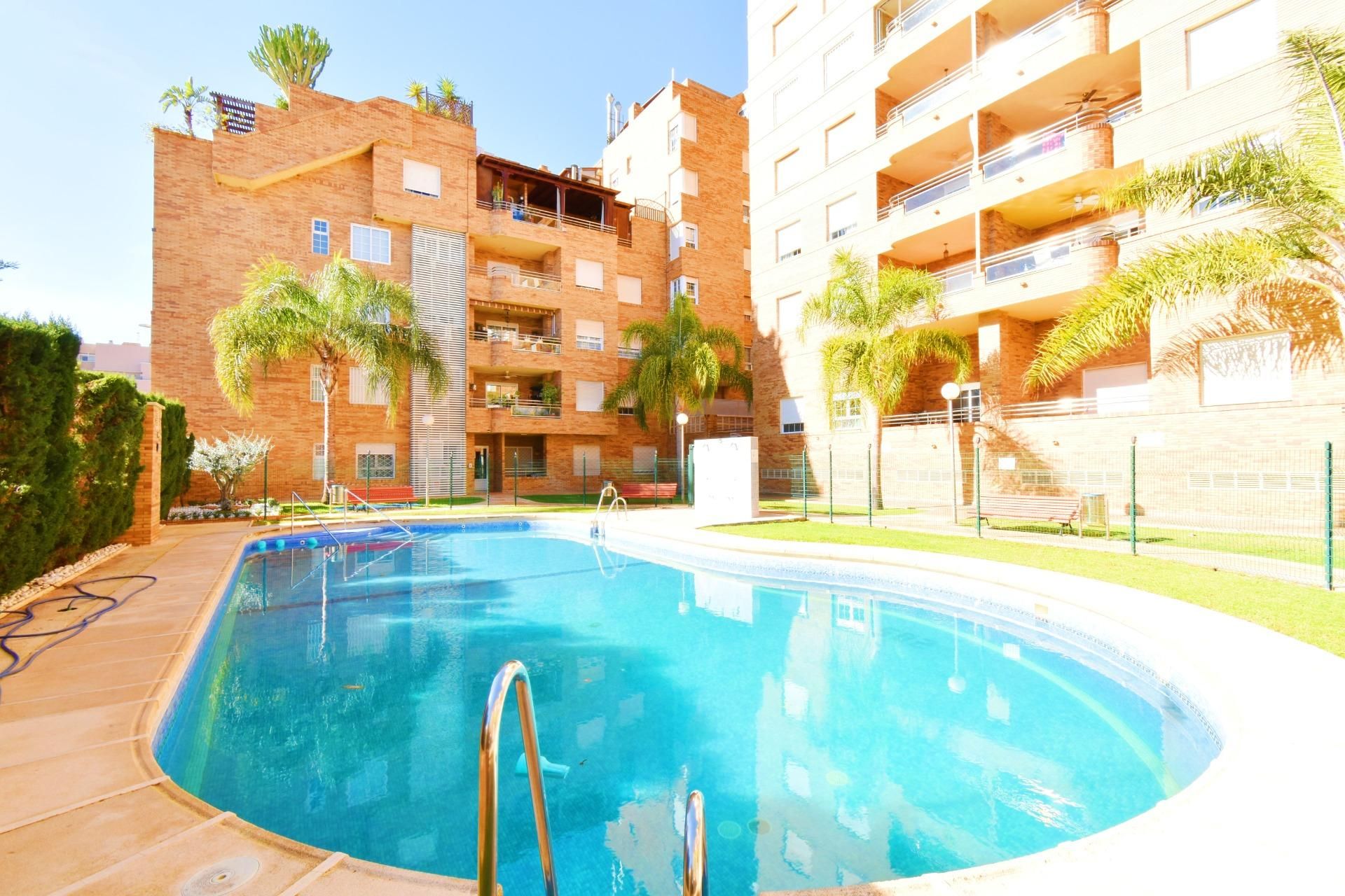Swimming pool of Flat for sale in Roquetas de Mar  with Terrace and Community pool