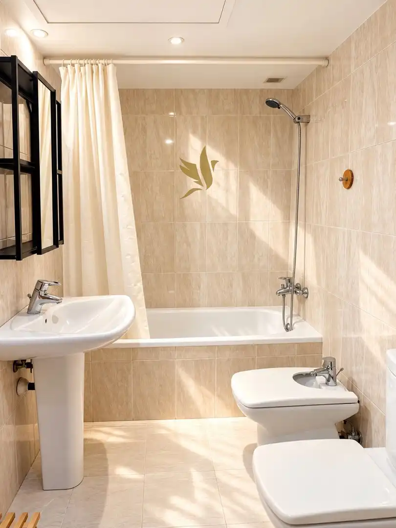 Baño de Dúplex en venta en Barcelona con Aire acondicionado, Calefacción y Terraza