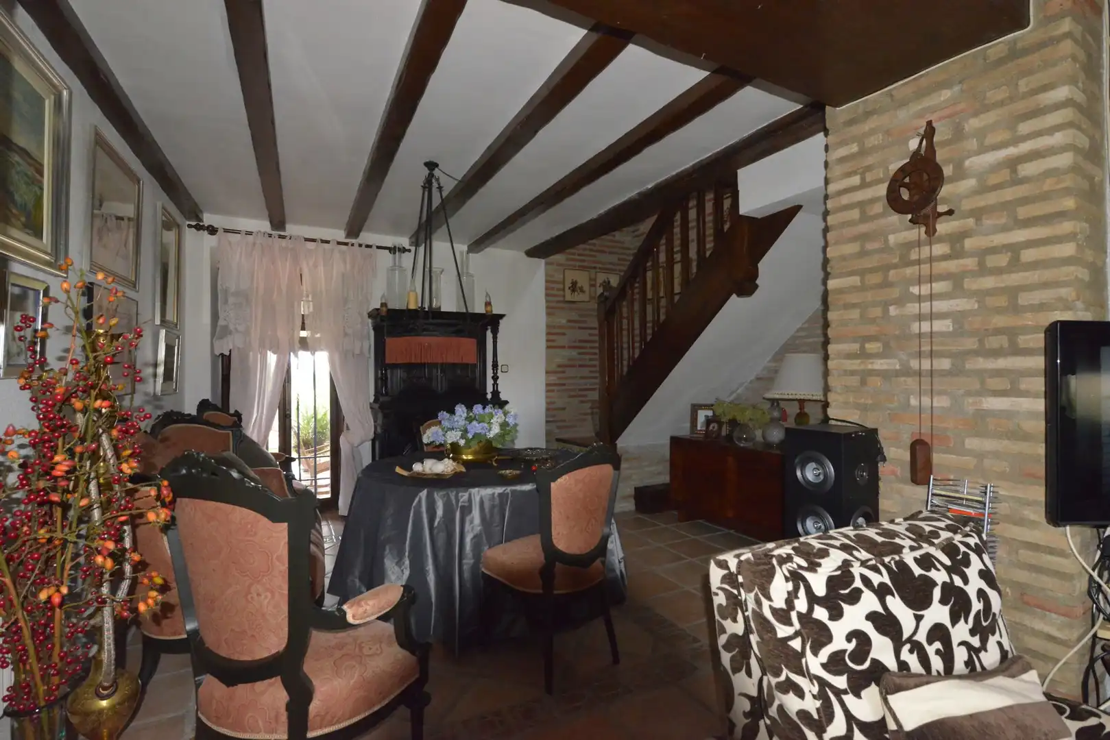 Sala d'estar de Casa o xalet en venda en Mula amb Calefacció, Jardí privat i Terrassa