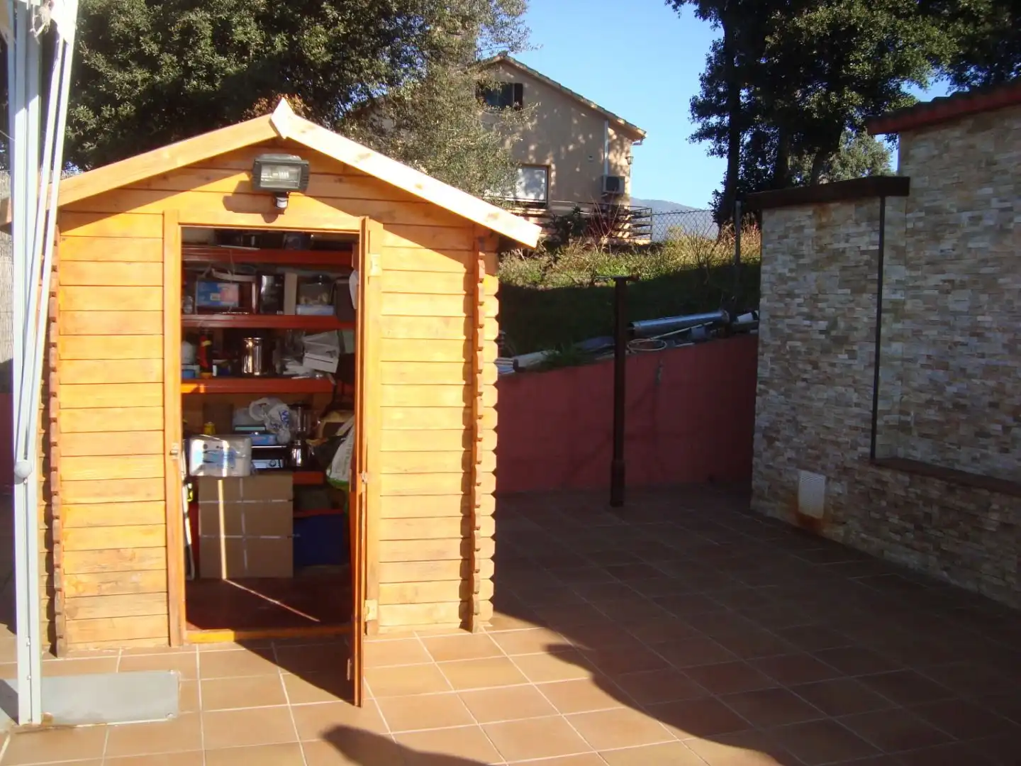 Garden of Houses for sale in Sant Pere de Vilamajor  with Air Conditioner, Heating and Swimming Pool