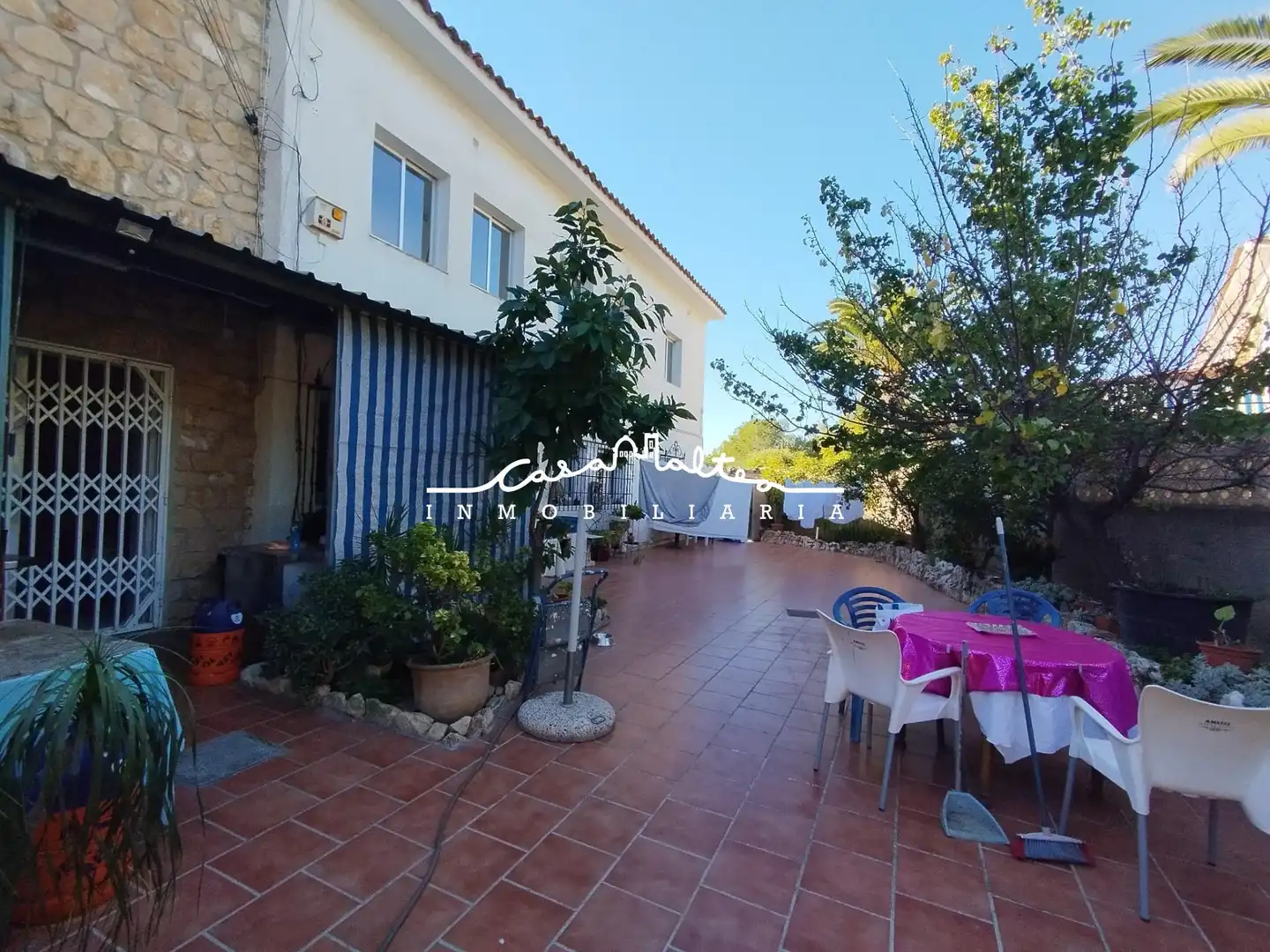 Vista exterior de Casa o chalet en venta en La Nucia con Aire acondicionado, Jardín privado y Terraza