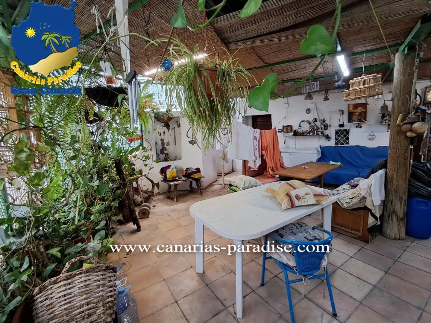 Garten von Einfamilien-Reihenhaus zum Verkauf in La Aldea de San Nicolás  mit Klimaanlage