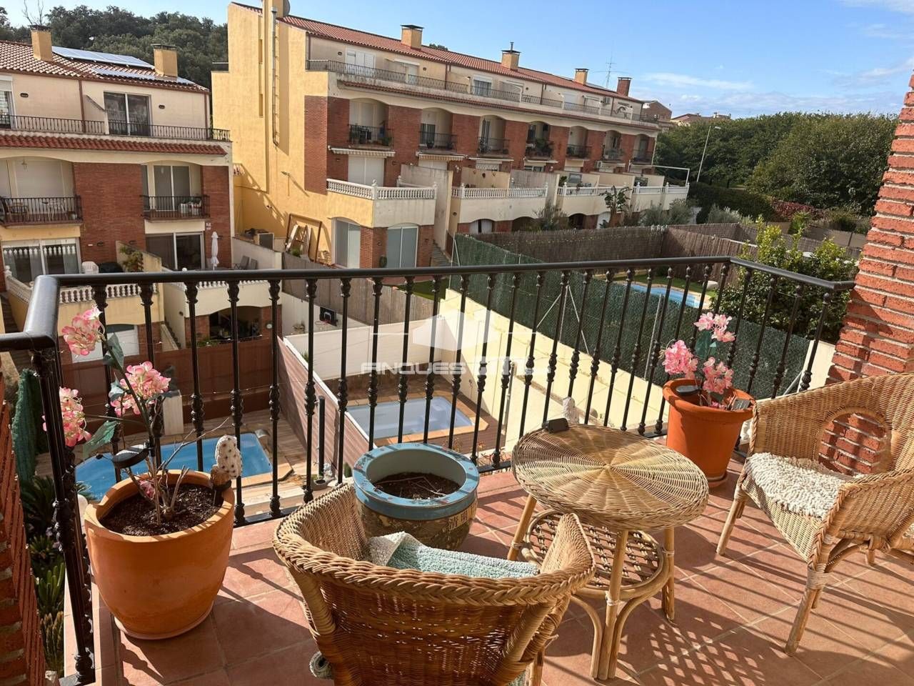 Terrassa de Casa o xalet de lloguer en Pineda de Mar amb Calefacció, Jardí privat i Terrassa