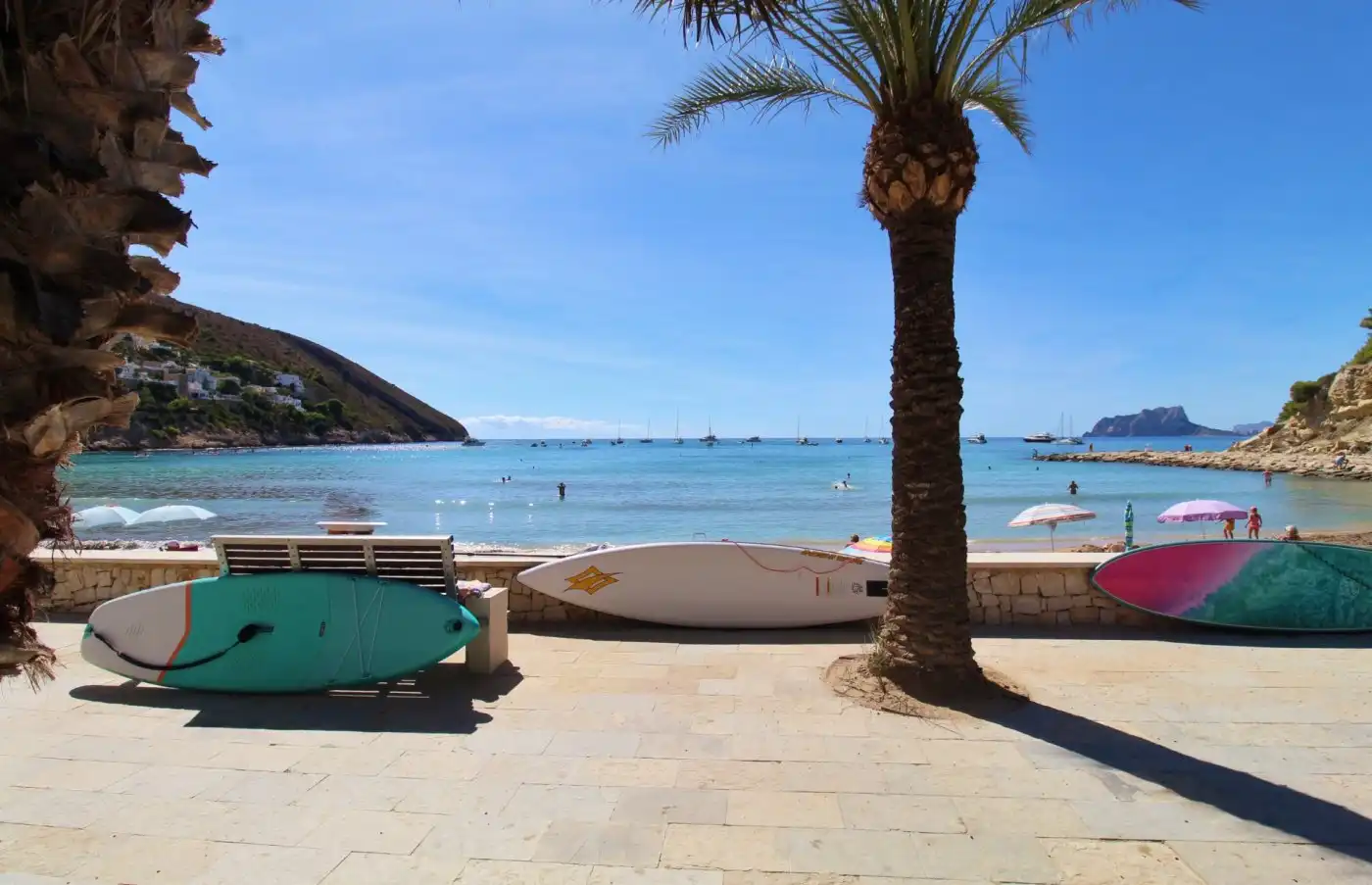 Vista exterior de Casa o chalet en venta en Moraira con Aire acondicionado, Calefacción y Jardín privado